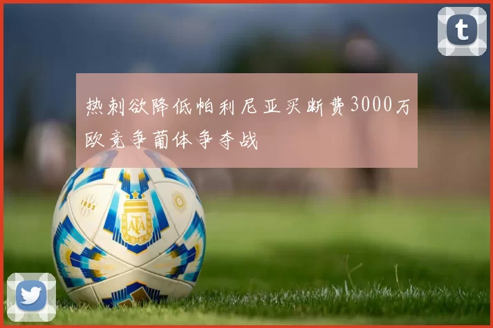热刺欲降低帕利尼亚买断费3000万欧竞争葡体争夺战